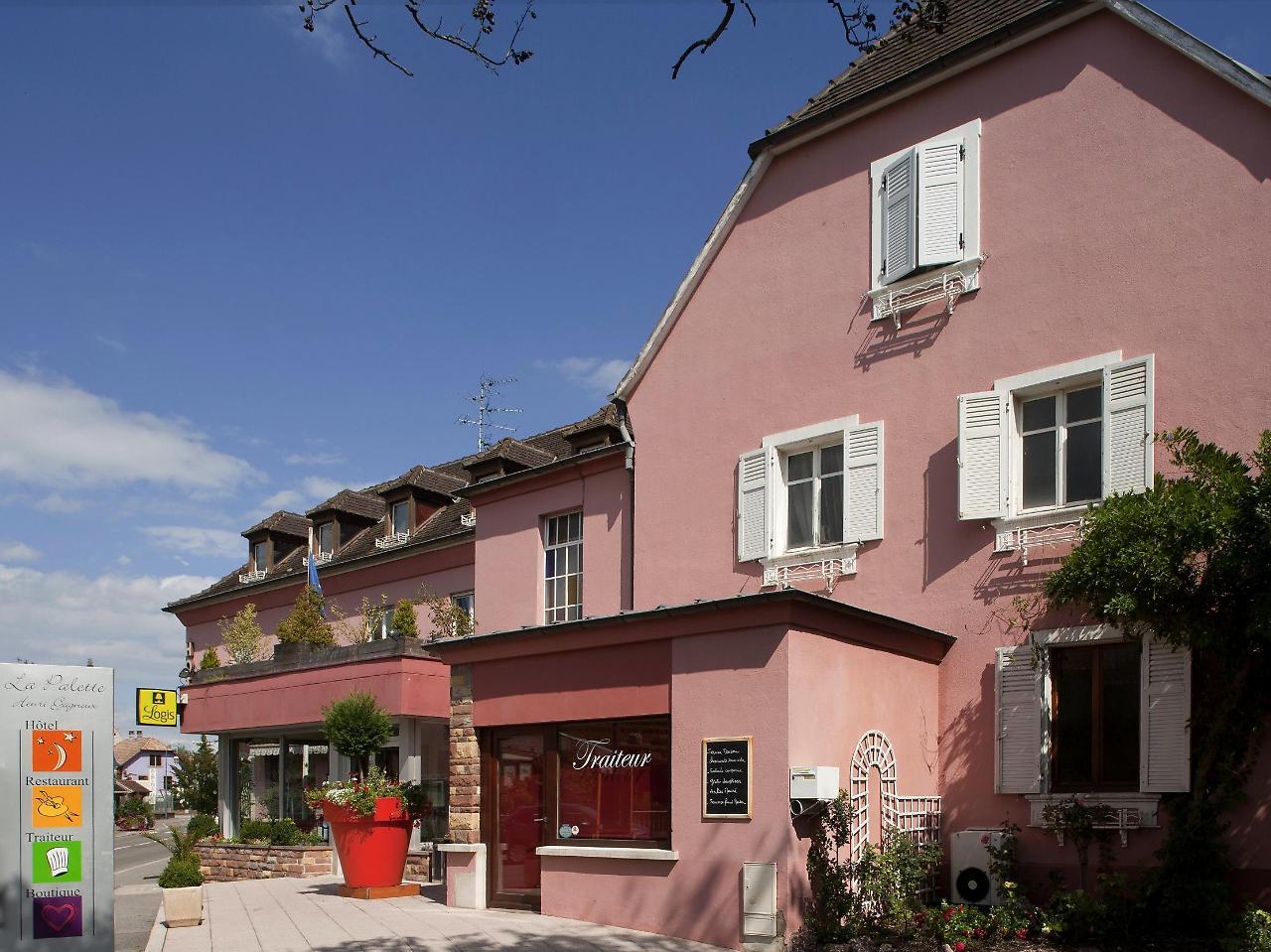 Hotel Restaurant Logis La Palette Wettolsheim Exteriér fotografie